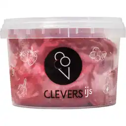 Albert Heijn Clevers Rood fruit ijs aanbieding