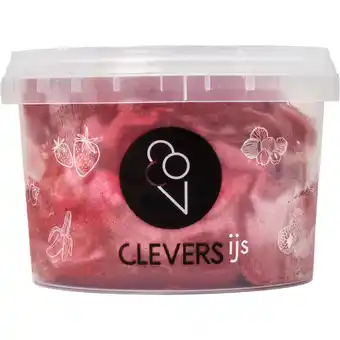 Albert Heijn Clevers Rood fruit ijs aanbieding