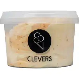 Albert Heijn Clevers Vanille karamelzeezout ijs aanbieding