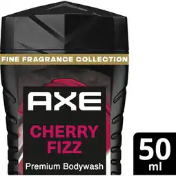 Albert Heijn Axe Cherry fizz red apple & amber showergel aanbieding