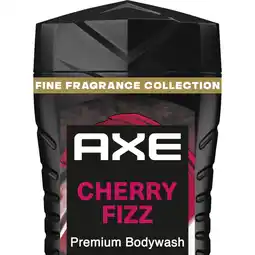 Albert Heijn Axe Cherry fizz red apple & amber showergel aanbieding