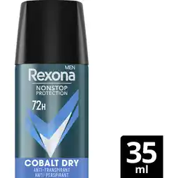 Albert Heijn Rexona Protection cobalt dry anti-transpirant aanbieding