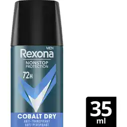 Albert Heijn Rexona Protection cobalt dry anti-transpirant aanbieding
