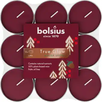Albert Heijn Bolsius Geurtheelichten true glow winter spices aanbieding