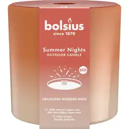 Albert Heijn Bolsius Buitenkaars terra 60 uur aanbieding