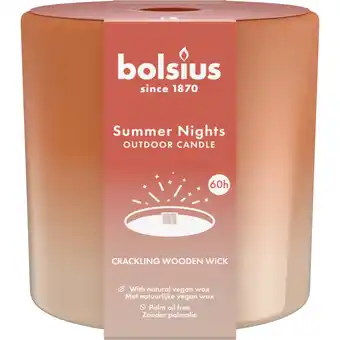 Albert Heijn Bolsius Buitenkaars terra 60 uur aanbieding