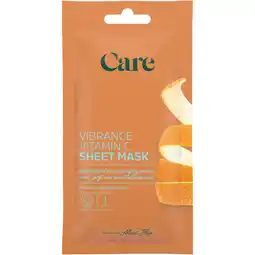 Albert Heijn Care Vibrance vitamin C sheet mask aanbieding