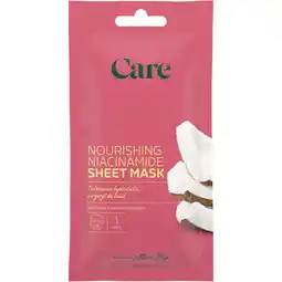 Albert Heijn Care Nourishing niacinamide sheet mask aanbieding