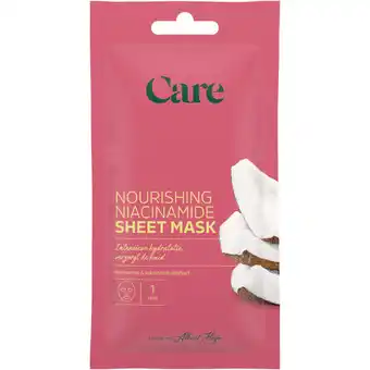Albert Heijn Care Nourishing niacinamide sheet mask aanbieding