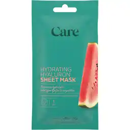Albert Heijn Care Hydrating hyaluron sheet mask aanbieding