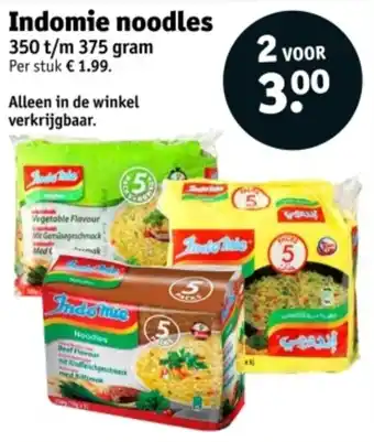 Kruidvat Indomie noodles aanbieding