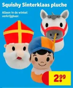 Kruidvat Squishy Sinterklaas pluche aanbieding