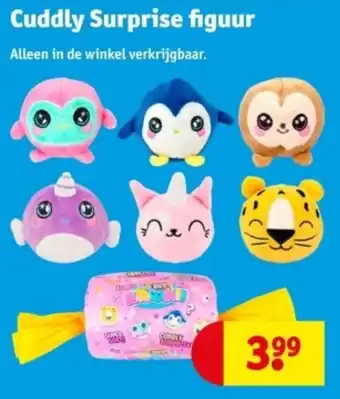 Kruidvat Cuddly Surprise figuur aanbieding