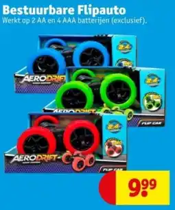 Kruidvat Bestuurbare Flipauto aanbieding