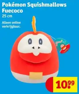 Kruidvat Pokémon Squishmallows Fuecoco aanbieding