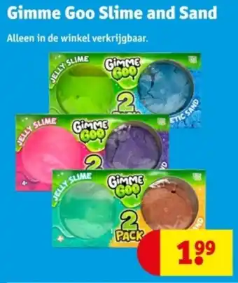 Kruidvat Gimme Goo Slime and Sand aanbieding