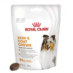 Welkoop Royal Canin Skin & Coat Chews - Hondensnacks - Gevogelte - 240gram aanbieding