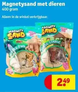 Kruidvat Magnetysand met dieren aanbieding