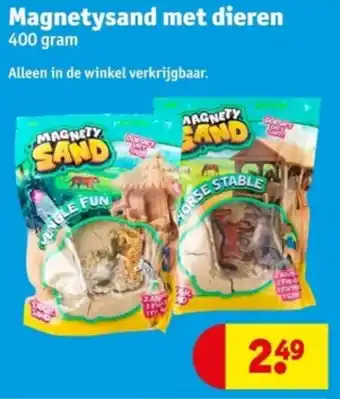 Kruidvat Magnetysand met dieren aanbieding