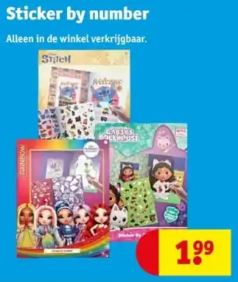 Kruidvat Sticker by number aanbieding