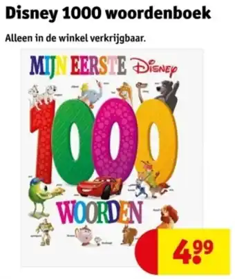 Kruidvat Disney 1000 woordenboek aanbieding
