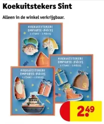 Kruidvat Koekuitstekers Sint aanbieding