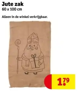 Kruidvat Jute zak aanbieding