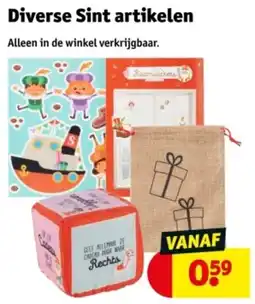 Kruidvat Diverse Sint artikelen aanbieding