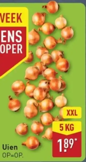 ALDI Uien aanbieding