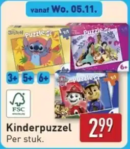 ALDI Kinderpuzzel aanbieding