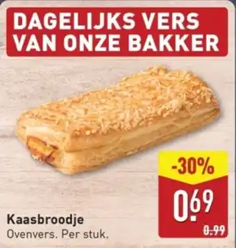ALDI Kaasbroodje aanbieding