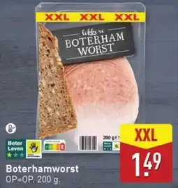 ALDI Boterhamworst aanbieding