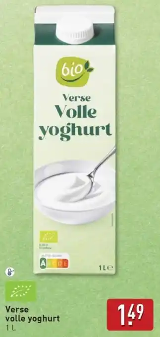 ALDI Verse Volle yoghurt aanbieding