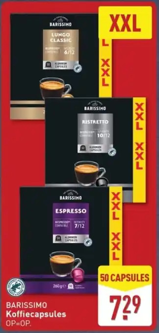 ALDI Barissimo Koffiecapsules aanbieding