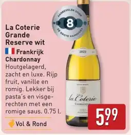 ALDI La Coterie Grande Reserve wit aanbieding
