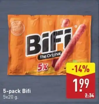 ALDI 5-pack Bifi aanbieding