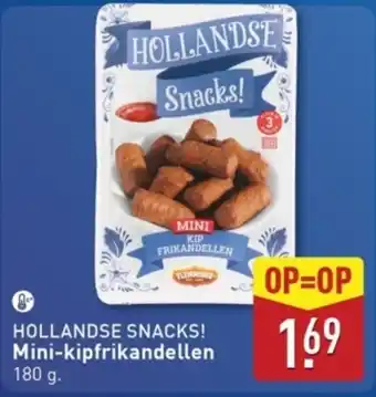 ALDI Hollandse snacks Mini-kipfrikandellen aanbieding