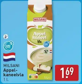 ALDI Milsani Appel-kaneelvla aanbieding