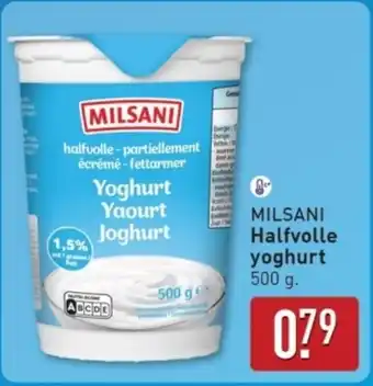 ALDI Milsani Halfvolle yoghurt aanbieding