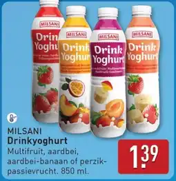 ALDI Milsani Drinkyoghurt aanbieding