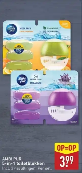 ALDI Ambi pur 5-in-1 toiletblokken aanbieding