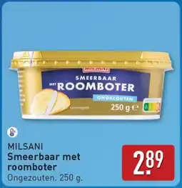 ALDI Milsani Smeerbaar met roomboter aanbieding