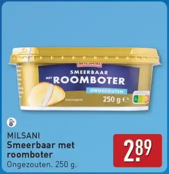 ALDI Milsani Smeerbaar met roomboter aanbieding