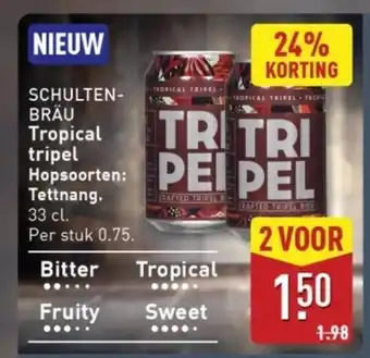 ALDI Schultenbräu Tropical tripel Hopsoorten: Tettnang. aanbieding