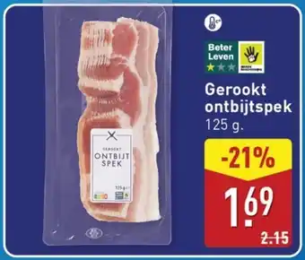ALDI Gerookt ontbijtspek aanbieding