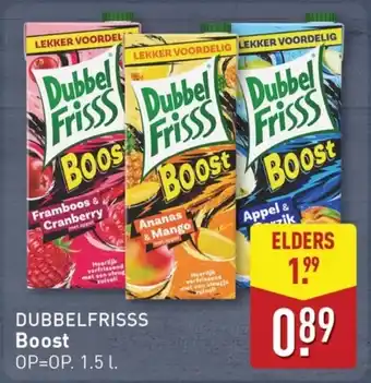 ALDI Dubbelfrisss Boost aanbieding