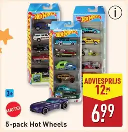 ALDI 5-pack Hot Wheels aanbieding