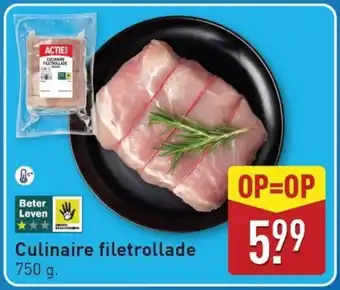 ALDI Culinaire filetrollade aanbieding