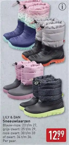 ALDI Lily & dan Sneeuwlaarzen aanbieding