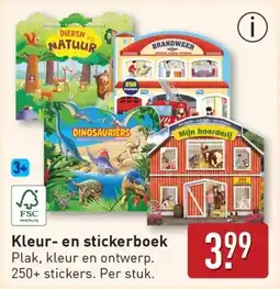 ALDI Kleur en stickerboek aanbieding
